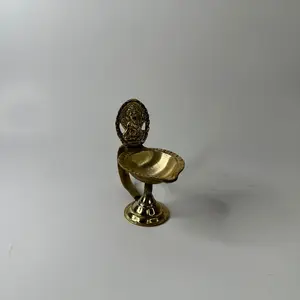 Traditional brass Indian Nepali diya