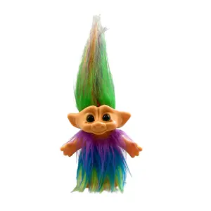90s Vintage Lucky Troll Doll, Chromatic Adorable Collectible Doll, Toys for Play, Decorations, Collections and School Project Use