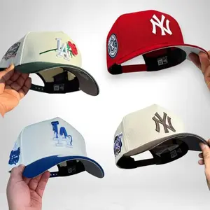 New Era MLB LA Dodgers x NY Yankees 9FORTY 59FIFTY Cap – Fitted Snapback Gorras de Béisbol Unisex, Streetwear Hat for Men Women, Adjustable Trucker Design, Vintage Sport Look USA 2026, Trending Urban TikTok Fashion