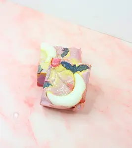 Spooky Berry Brew 4oz Vegan Cruelty Free Shea Butter Soap Bar with Juicy Peach Apricot & Blackberries Scented with Mandarin Cinnamon & Rose Petals