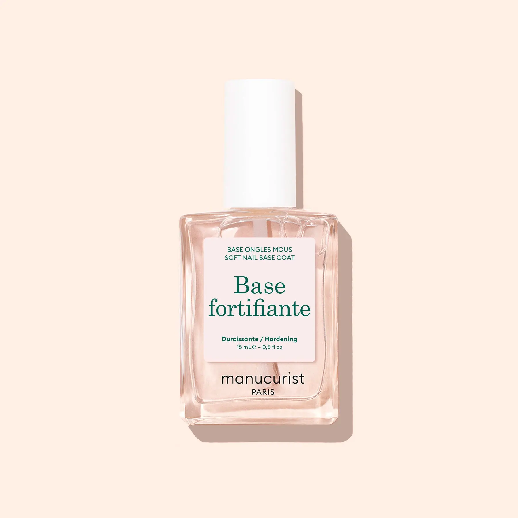 Manucurist Nail Hardener - Strengthening Polish - Reinforces and Prevents Breakage