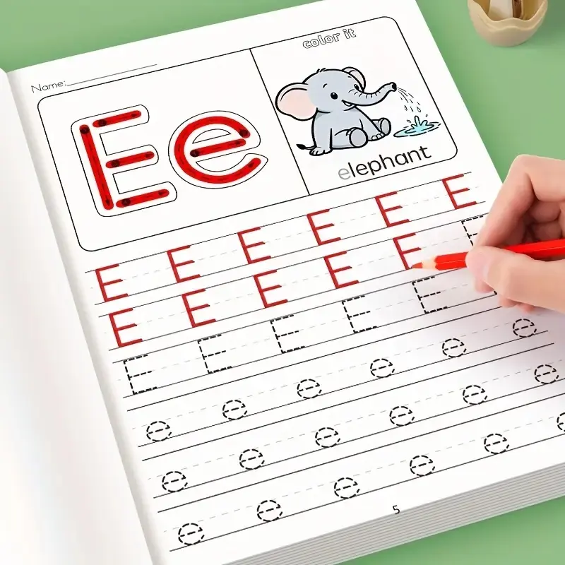 Abc Writing Practice Book, Fun Tracing & Doodling Activity Journal, Early Learning Alphabet Workbook for Kids, Tracing Preschool Books, Learning Materials