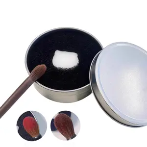 Makeup Brush Cleaner, Compact sized cleaning sponge convenient for outdoor travel carrying
