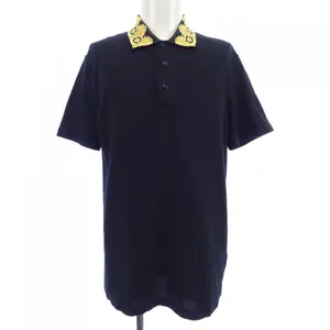 Pre-owned VERSACE Cotton Small Leather Goods Polo Shirt