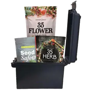 Bug Out Bag Seed Kit: 105 Varieties of Survival Seeds, Herbs, and Wildflowers Seed Starter Kit Home Planting Survival Vegetable Seed