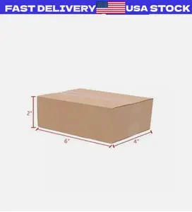 100 6x4x2 Corrugated Box Packaging Shipping Packing Mailer Carton