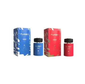 Zakat Parfums | Turbo #Boost + Turbo #Sport Bundle | Men's Fragrance | Eau de Parfum | 3.4 fl oz - 100 ml | Lemon - Mint & Cedar Notes