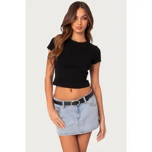 Better Basics Cropped T Shirt