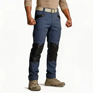 HOMUG Men's Tactical Work Pants are equipped with a stretched waistband and pockets. Featuring a kneei-pad designed and crafted from a new 230g/m2 fabric, they are ideal for spring and summer wear as well as outdoor activities.