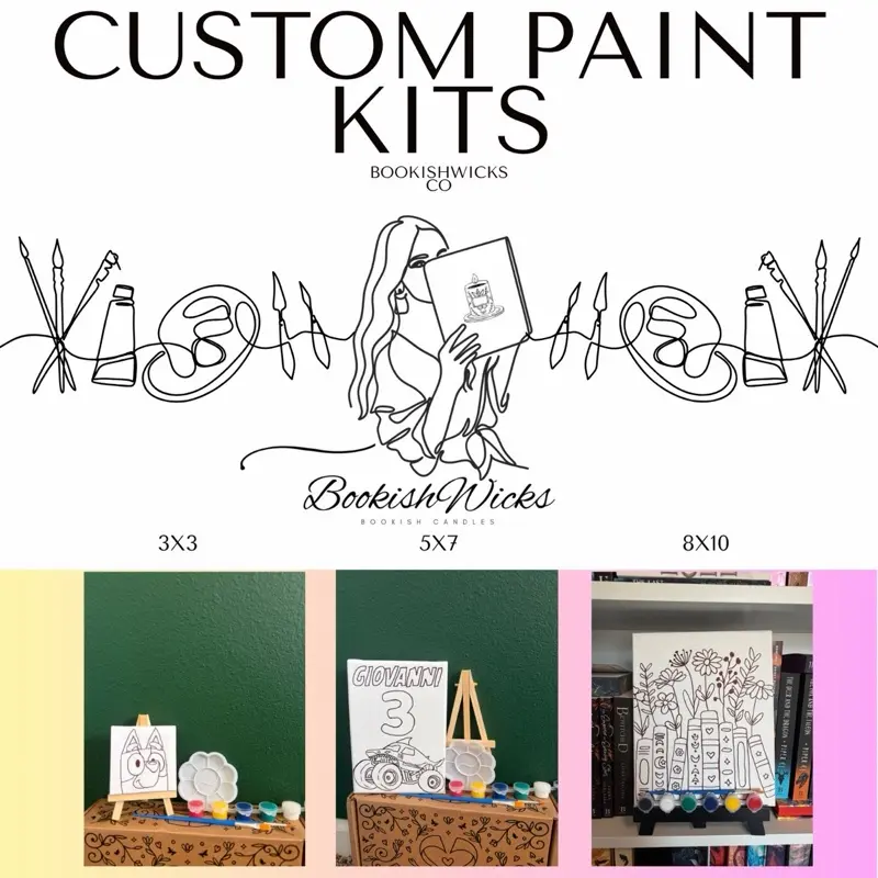 Customizable DIY Painting Kit, Water-Based Supplies for Kids/Adults, Ideal for DIY Crafts to Boost Creativity