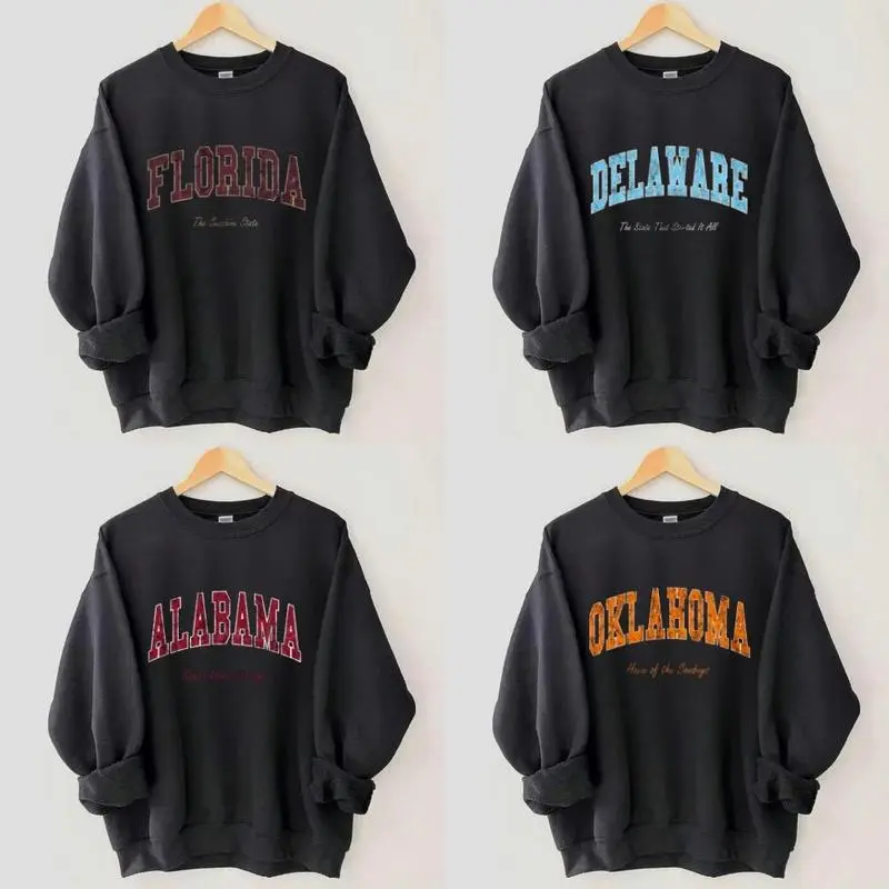 Vintage 90s All Teams Black Unisex Sweatshirt, Classic Football Sport Crewneck