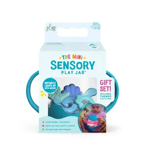 Glo Pals-Mini Sensory Play Jar Gift Set Blue