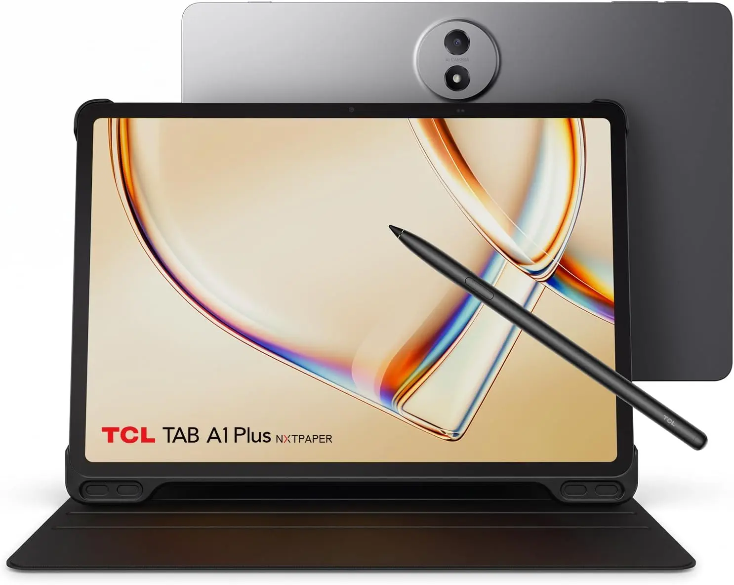 TCL TAB A1 Plus NXTPAPER Android Tablet 12.2" 2.4K 120Hz Display 6GB RAM 128GB Storage T-Pen 2 & Case Included AI Tools 10000mAh Battery Quad Speakers Sleek Metal Unibody Tablet for Work & Play
