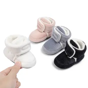Baby Winter Shoes, Soft Sole Non-Slip First Walking Shoes Boots Toddler Shoes For Girls Boys 0-18 Months
