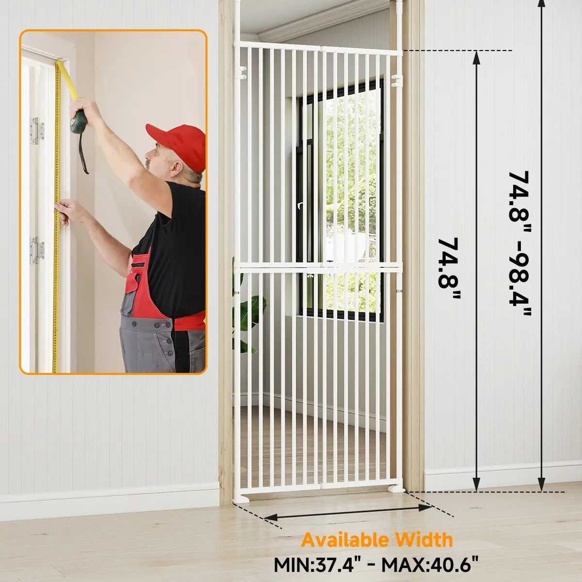 L ( 37.4-40.5 in Width)