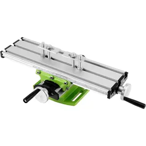 12.2 Inches Milling Machine Worktable, Multifunction Mill Working Table, X-Y Axis Milling Machine for Mini Drill and Drill Bracket
