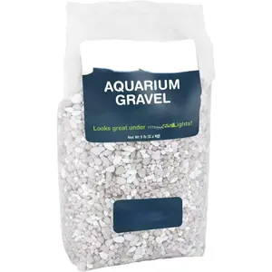 Aquarium Gravel 5 Pounds, Pearlescent, Complements Tanks and Décor (AQ-78484)