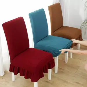 Universal Chair Cover One-Piece Design with Backrest Cover Dustproof Elastic Material Suitable for All Seasons Protects Old Chairs
