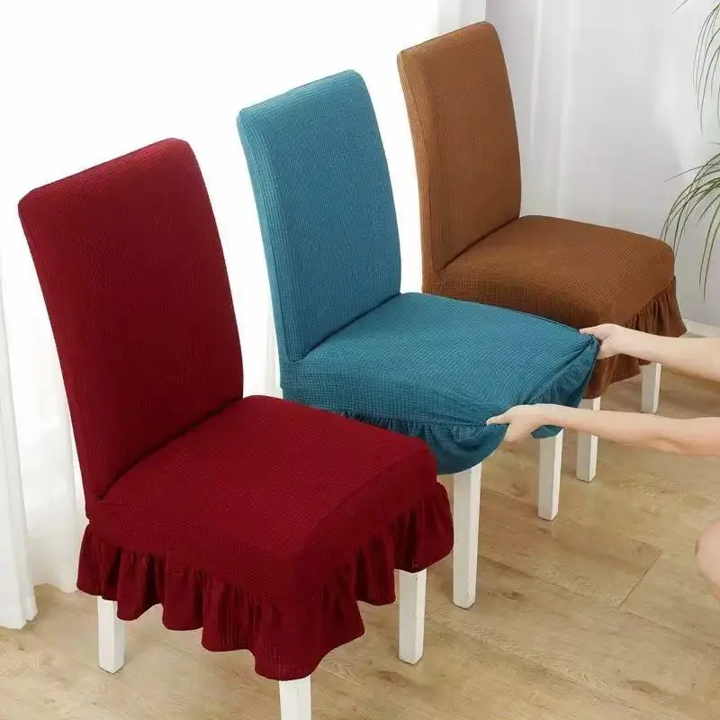 Universal Chair Cover One-Piece Design with Backrest Cover Dustproof Elastic Material Suitable for All Seasons Protects Old Chairs