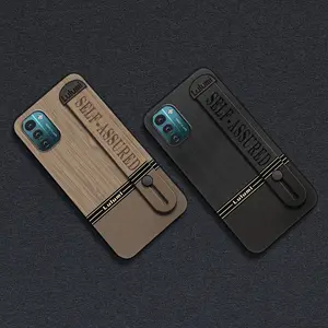 Anti-dust commerce Phone Case For Nokia G11/G21 geometry Phone Holder Fashion Design Dirt-resistant Durable Anti-knock Wrist Strap Kickstand personality masculine Shockproof