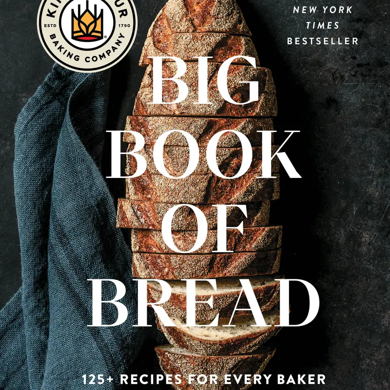 Simon & Schuster King Arthur Baking Company Hardcover Bread Cookbook - 125+ Recipes for All Bakers, Sourdough Guidance, QR Codes, QR Video Help, Cheddar Kimchi Strata, Flour & Yeast Guide, Fold & Shape Tips