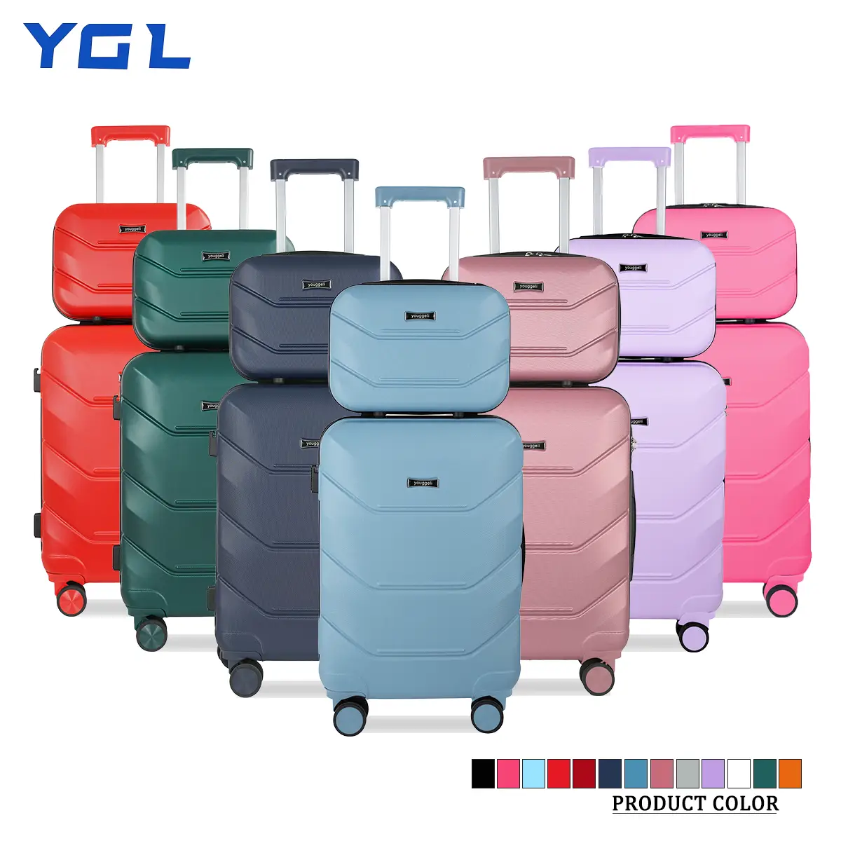 2025 New Upgraded Luggage,13-20inch,mother-and-sonsuitcases,trolley cases,YOUGGELl suitcasesthe new style of 2025. They are sturdy anddurable for trav