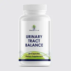 ClinicalRoots.ai Urinary Tract Balance Supplement with D-Mannose Cranberry Juice Hibiscus & Dandelion Extracts for Bladder Health 60 Capsules