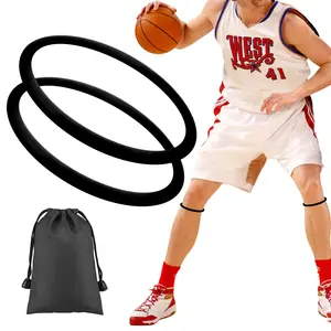 Patellar Tendon Support Strap Knee Bands for Youth, Basketball Patella Tendon Stabilizer Knee Brace Silicone Band Knee Brace Elasticity Fixed Protection Patellar Ring for Running Sports Working Out (2pcs)