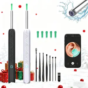 Efficient & Safe Ear Cleaning with Rechargeable Ear Wax Removal Kit, Earwax Remover - Features Camera, and Low Operating Voltage for Professional & Home Use