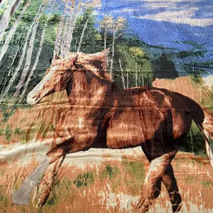 RAYO HORSE THROW BLANKET KING SIZE RAYO HORSE THROW BLANKET KING SIZE