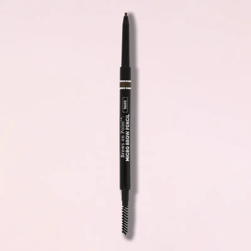 Billion Dollar Beauty Brows On Point® Micro Brow Pencil Waterproof Makeup Tool with Ultrafine Tip & Spoolie Brush for Smooth Accurate Application - Blend