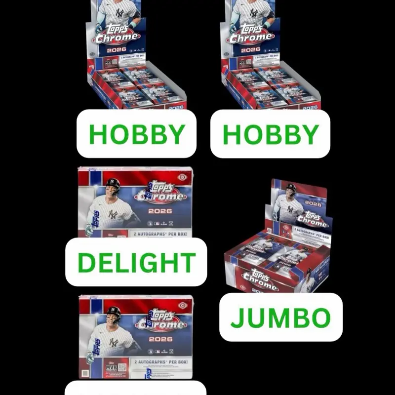 (5) BOX 2026 TOPPS CHROME HOBBY BASEBALL PICK YOUR TEAM BREAK