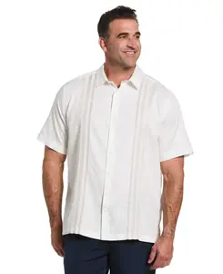 Big & Tall Ombre Embroidery Panel Shirt