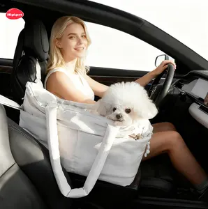 [HipiPet] Portable Pet Carrier Backpack – Cozy Cat & Small Dog Travel Bag, Car Seat Pad, Anti-Dirt & Outdoor Pet Nest