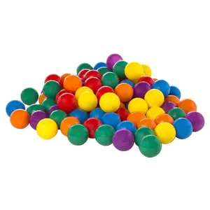 Intex Small Plastic Multi-Colored Fun Ballz for Ball Pit Bounce House, 100 Pack Intex Small Plastic Multi-Colored Fun Ballz for Ball Pit Bounce House, 100 Pack