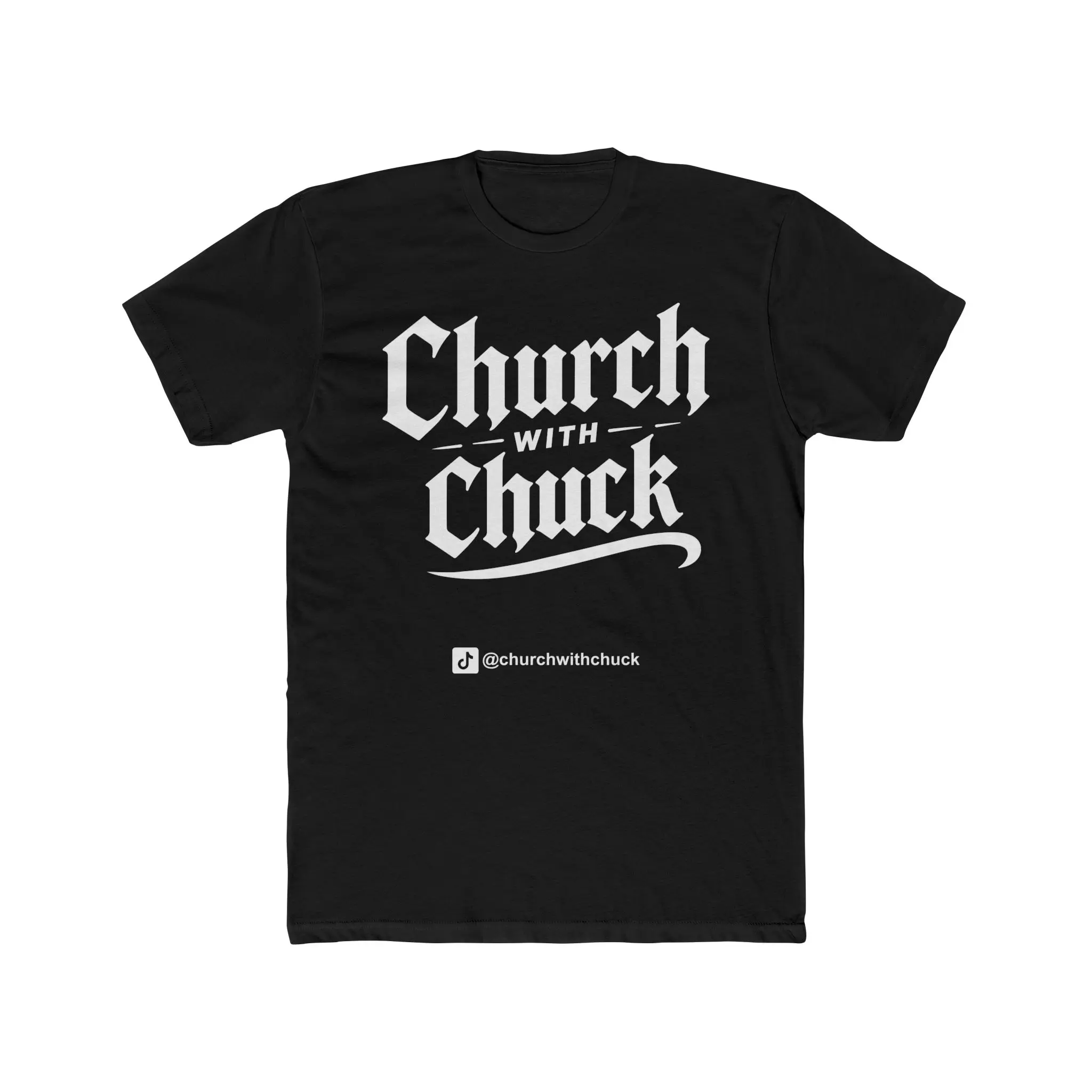 Church With Chuck T-Shirt | Black