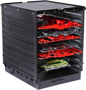 DIY Model Shelf Stand, Model Plastic Parts Shelf, Plate Rack, Tool Storage Container for Hobby Model Making Parts, Organizer for Many Types Making Accessories of Action Figures, PMKJ010