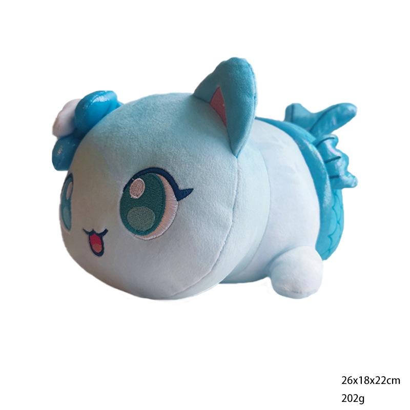 Soft & Skin-Friendly Cat Plush Toy for Kids - Bright & Colorful Design - White Plush Toy