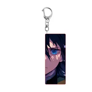 Anime Demon Slayer Acrylic Key Chain Kamado Tanjirou Nezuko Hashibira Inosuke Agatsuma Zenitsu Decoration Pendant holiday Gift