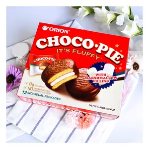 ORION Choco Pie with Marshmallow Filling | 12pcs