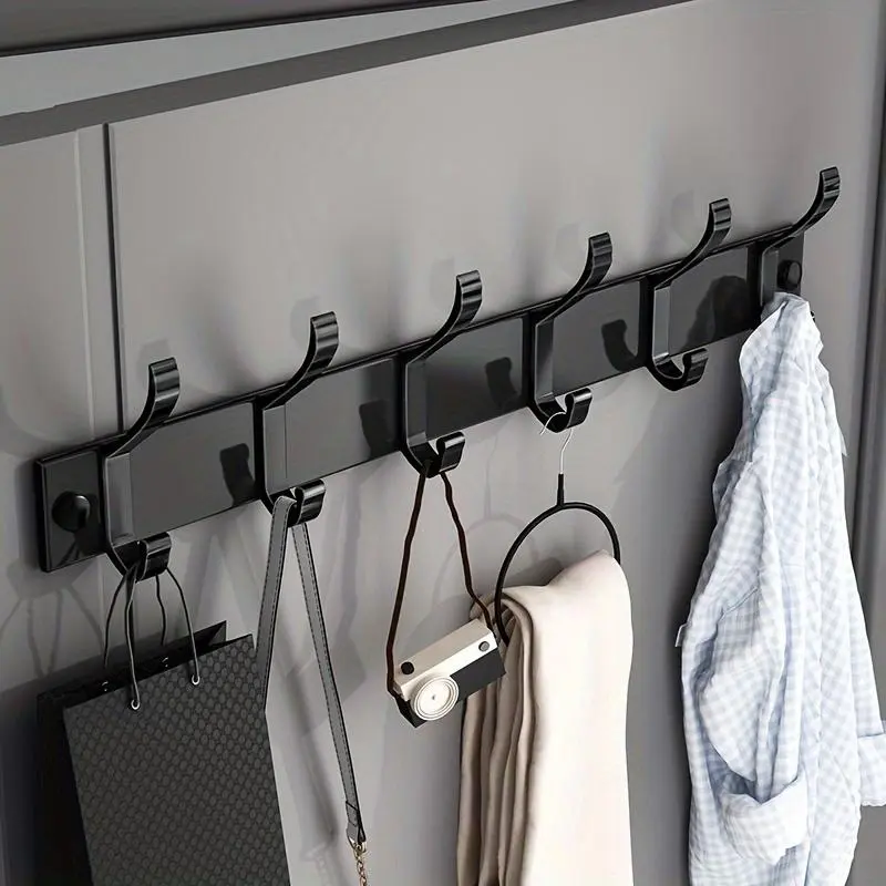 Wall Mounted Coat Hook, Wall Hooks for Coats, 1 Count Punch-free Hanging Storage Hook, Convenient Hook, Kitchen Utensil Hook, Wall Mounted Hanger, Home Organizer for Bathroom Bedroom Kitchen, Summer Gift