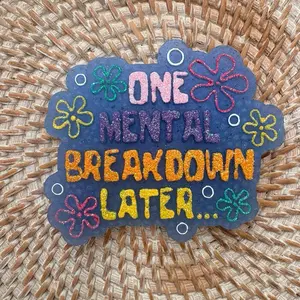 One Mental Breakdown Later SpongeBob Car Freshie Car Air Freshener Accessories