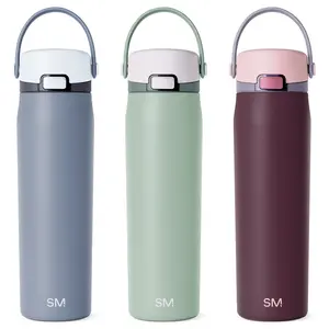 Simple Modern Mesa Sport Water Bottle with Covered Chug Lid 24oz Bundle - 3 Cup Holder Friendly Insulated Stainless Steel Bottle for Gym, Sports and Travel