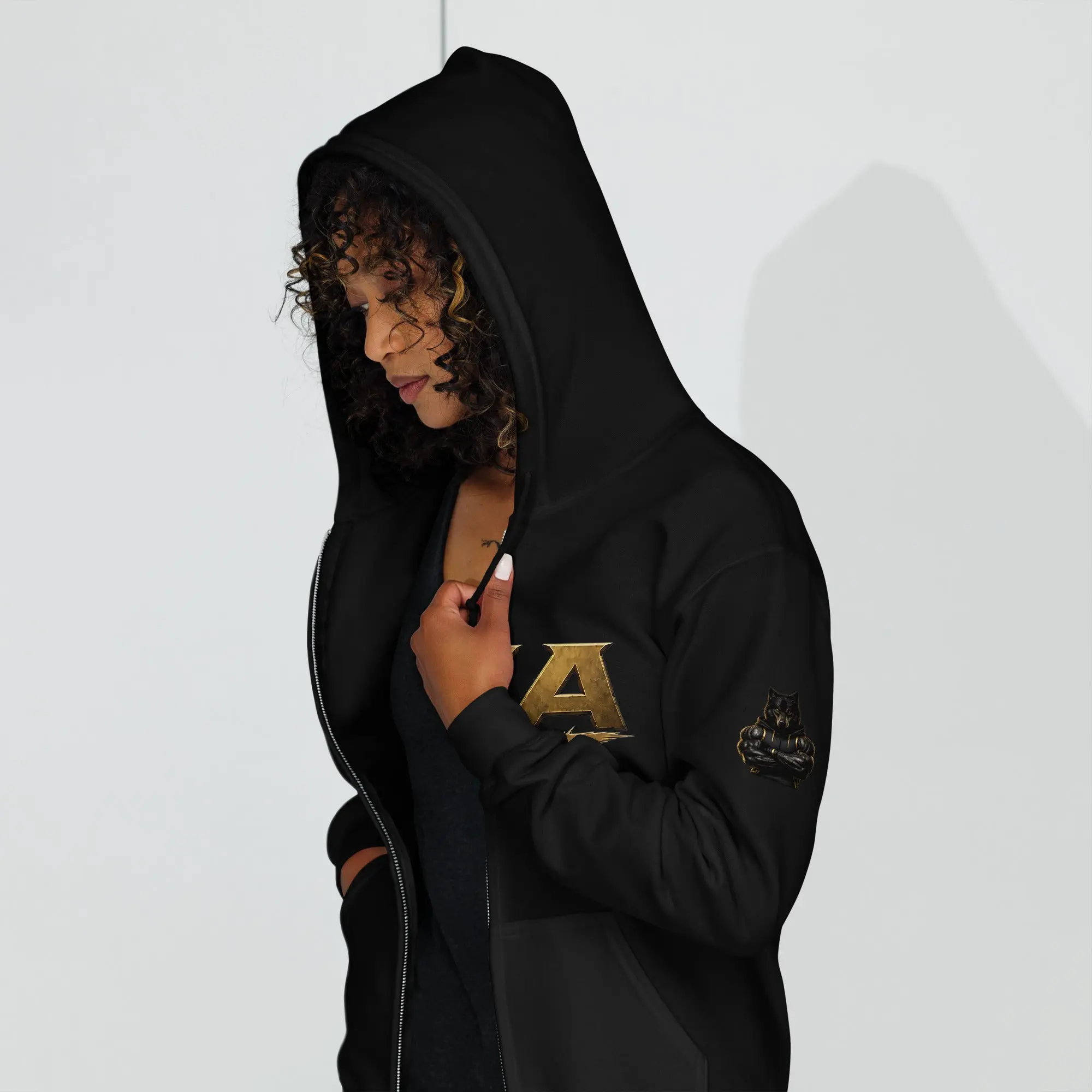 Women's Unisex Heavy-Blend Zipper Hoodie, Stylish Design, Premium Yarn Fabric, Functional Pockets, Style, Fleece, Sweatshirts