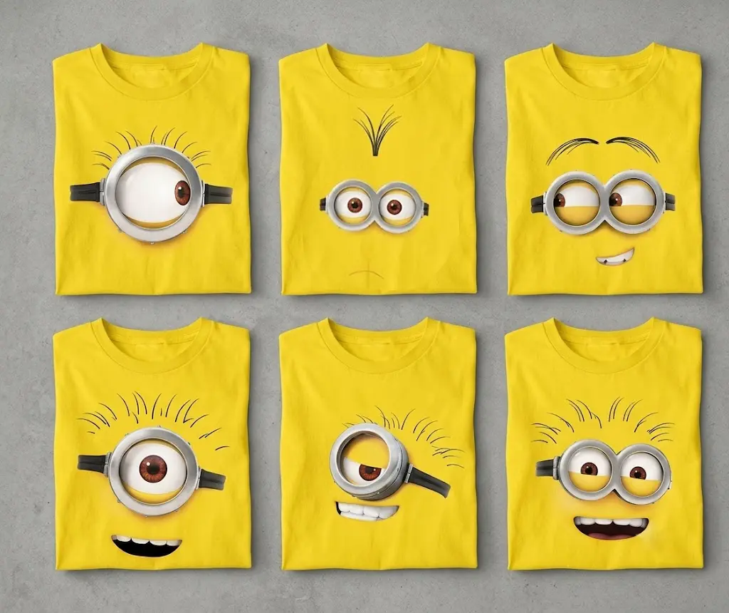 [FREESHIP] Personalized Minions Family Couple T-Shirts, Family T-Shirts, Funny Teams Shirts, Minions T-Shirt, Funny Minions T Shirt, Couple T-Shirt, Casual Cotton Fit, Soft Comfortable Short Sleeve, Unisex & Adult