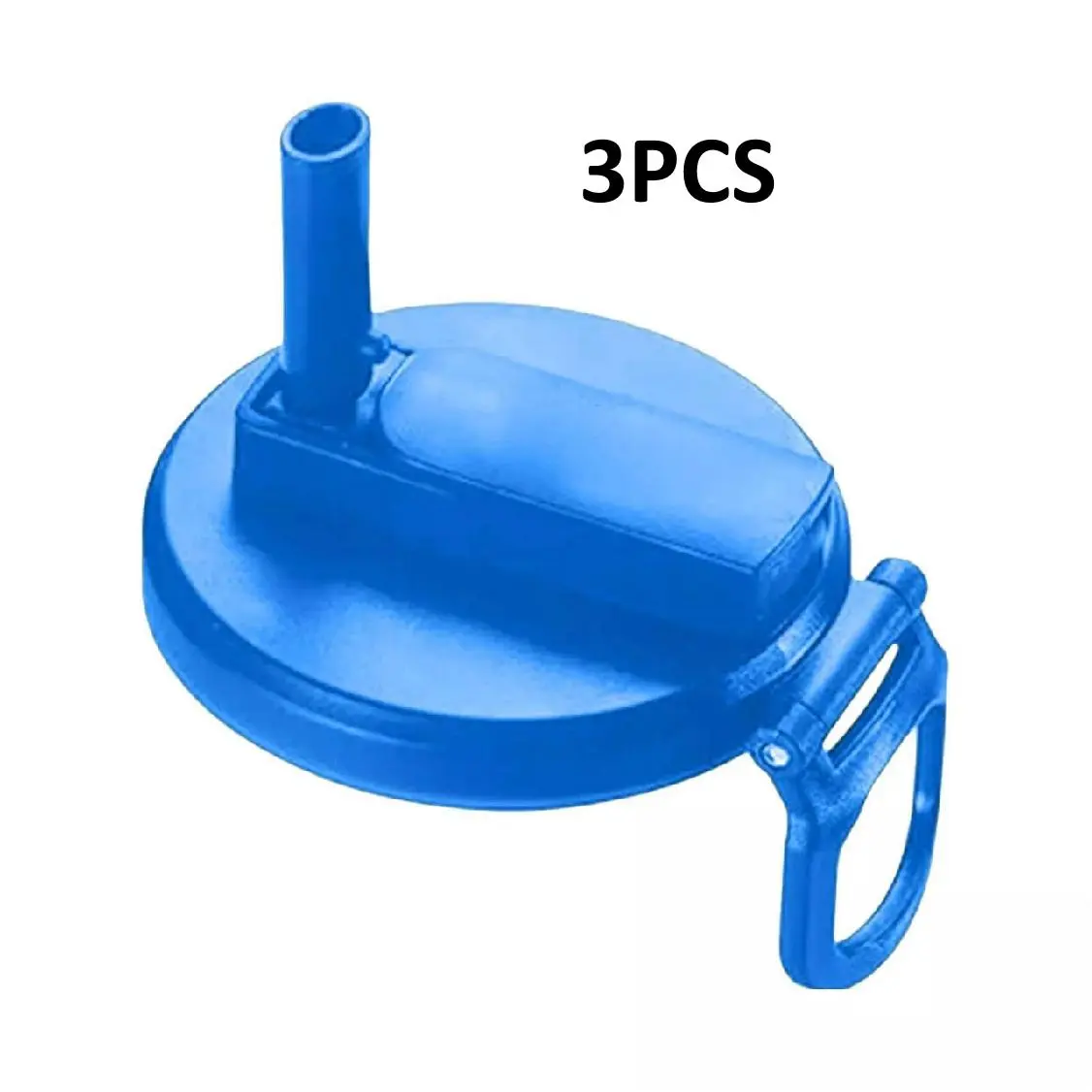 3Pcs Random Color Food-Grade Silicone Soda Can Lids with Straw Hole, Reusable Dust-Proof Leakproof Drinkware Accessories (Tumbler Straw Lid, Soda Can Cover, Can Drink Lid) for Home, Outdoor Picnic Cold Drinks, Silicone Leakproof Lid
