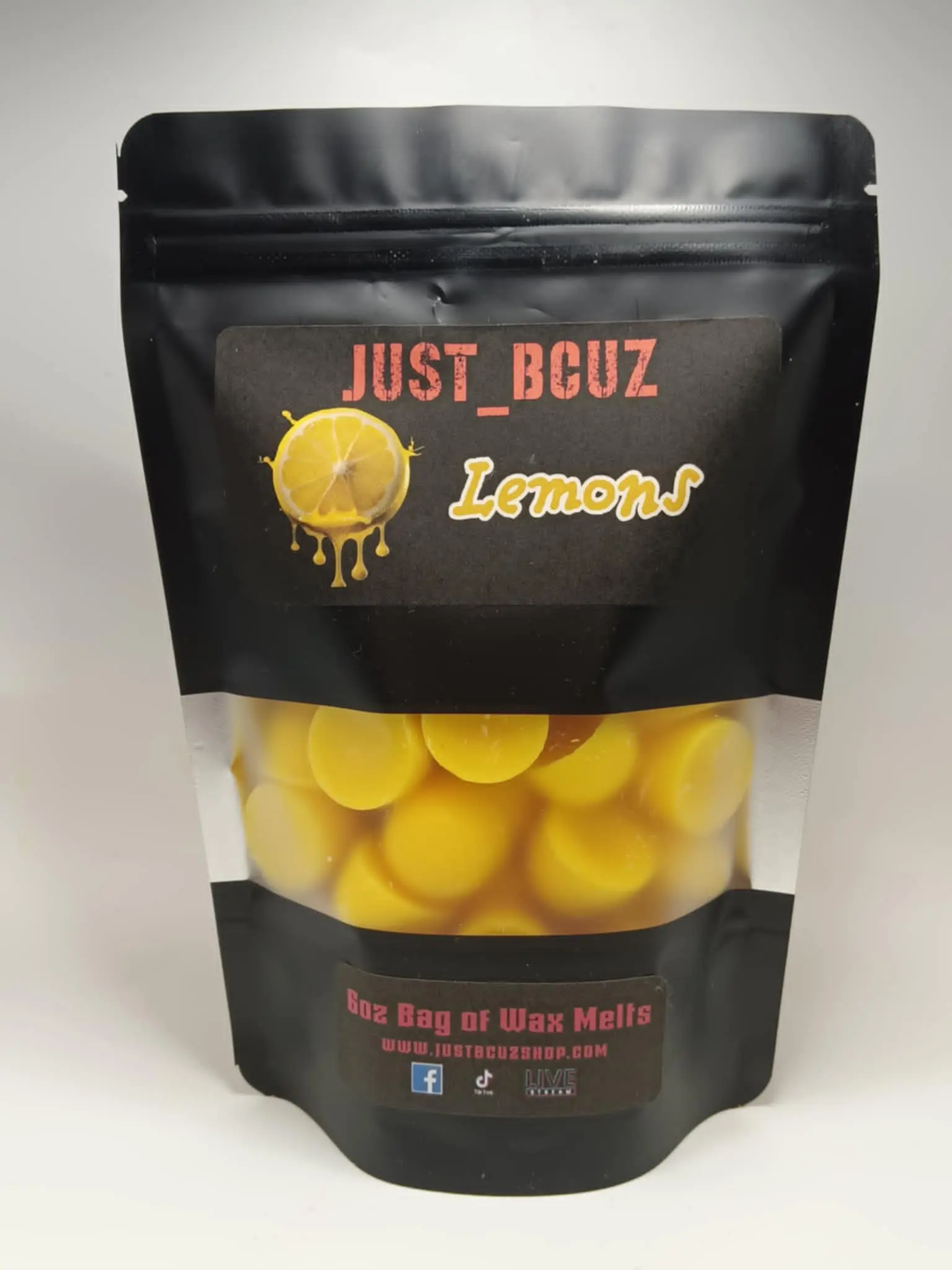 6oz Bags of Lemons Fragranced Wax Melt Shapes