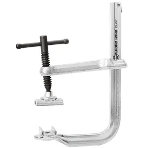 Space-Clamp 6.5" with Fixed & Rotating U-Adapters 1000 lbs Clamping Pressure 6-1/2" Capacity 4-3/4" Throat Depth 7/8" x 7/16" Rail Size