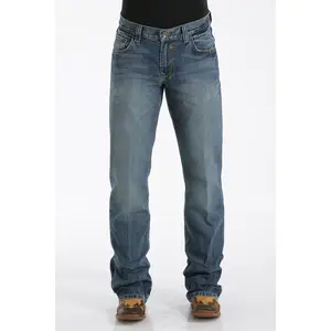 CINCH Carter Men’s Relaxed Fit Bootcut Jeans – Medium Stonewash MB96134001