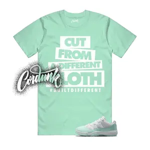 Unisex T-shirt to match Jordan 11 Igloo White Mint Green - CLOTH. 100% Cotton for Casual Wear. Comfortable Summer Unisex T-Shirt to match Jordan Sneaker. Streetwear Style. urban outfitters